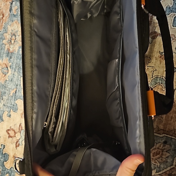 Pomelo Best Black Diaper Bag Tote with Stroller Straps and Changing Pad NWOT - Picture 3 of 7